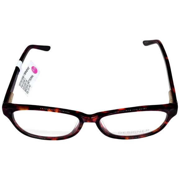 Designer Looks For Less FM13048-1 Brown Pattern Eyeglass Frames 55-15-140 Women’ - Picture 2 of 6